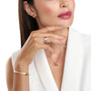 Belle Époque Reel Pink Gold and Diamonds Necklace, 8.3mm